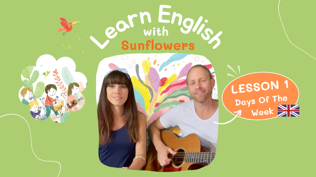 En complément du nouveau livre-disque A Beautiful Day, Une belle journée pour découvrir l'anglais, le groupe Sunflowers vous propose des petites vidéos pour apprendre l'anglais en s'amusant !